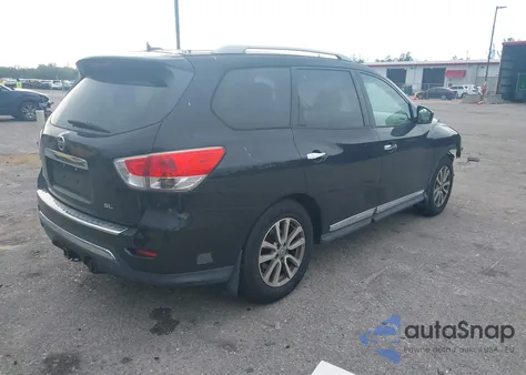 2015 Nissan Pathfinder Sl z USA, uszkodzony, nr VIN 5N1AR2MN7FC696287
